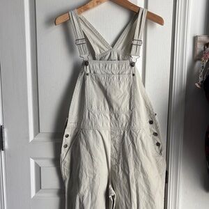 Cherokee Cream Overalls Size M